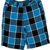 Rumors Checked Shorts - 32W 10L Blue Polyester