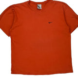 Vintage Made In USa Nike T-Shirt - Large Orange Cotton