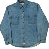 Vintage Levis Denim Shirt - Large Blue Cotton