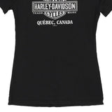 Montreal Quebec, Canada Harley Davidson Graphic T-Shirt - XS Black Cotton