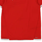 Age 11-12 Puma Sports Top - Medium Red Polyester