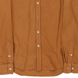 Age 11-12 Ralph Lauren Striped Shirt - Medium Brown Cotton