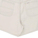 Lee Carpenter Shorts - 32W UK 14 White Cotton
