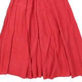 Aria Di Provenza Maxi Skirt - 29W UK 10 Pink Cotton