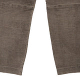 Armani Cord Trousers - 30W UK 8 Brown Cotton