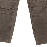 Armani Cord Trousers - 30W UK 8 Brown Cotton