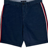 Tommy Hilfiger Chino Shorts - 32W 9L Navy Cotton Blend
