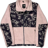 The North Face Floral Fleece Jacket - Large Pink Polyester