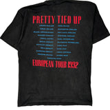 Vintage European Tour 1992 Guns N Roses Band T-Shirt - Large Black Cotton