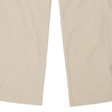 Armani Jeans Trousers - 32W UK 10 Beige Cotton