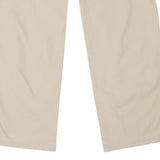 Armani Jeans Trousers - 32W UK 10 Beige Cotton