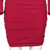 Max & Co Bodycon Dress - Small Red Viscose Blend