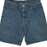 Levis Denim Shorts - 34W 10L Blue Cotton