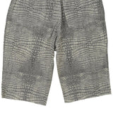 Cavalli Animal print Shorts - 28W UK 8 Green Cotton