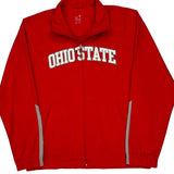 Vintage Ohio State Nike College Windbreaker - Medium Red Polyester