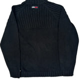 Vintage Tommy Jeans 1/4 Zip - Medium Black Cotton