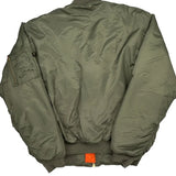Vintage Ssgt Fox Unbranded Bomber Jacket - XL Green Nylon