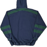 Vintage Chaps Ralph Lauren Hoodie - XL Navy Cotton Blend