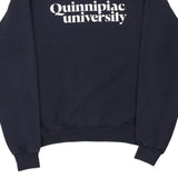 Quinnipiac University Champion College Sweatshirt - Small Navy Cotton Blend