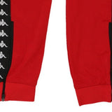 Age 11-12 Kappa Tracksuit - XS Red Polyester