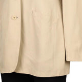 Giorgio Armani Blazer - XL Beige Viscose Blend