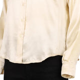 Armani Jeans Shirt - Medium Beige Silk