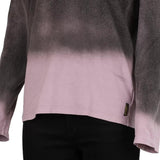 Armani Jeans Collared Long Sleeve Top - Large Block Colour Cotton Blend