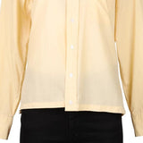 1970s Unbranded Shirt - Medium Yellow Polyester Blend