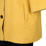 Marella Coat - Small Yellow Wool