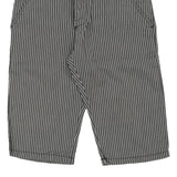 Costume National Striped Shorts - 30W 14L Black & White Cotton