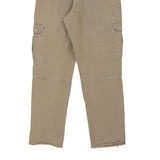 Napapijri Cargo Trousers - 33W 30L Beige Cotton