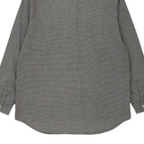 Armani Junior Checked Shirt - Large Black & White Cotton