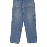 Dickies Double Knee Jeans - 28W UK 10 Blue Cotton