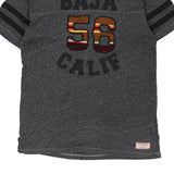 Made in USA Baja Calif True Religion T-Shirt - Medium Grey Cotton