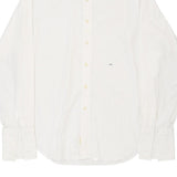 Aquascutum Shirt - Large White Cotton