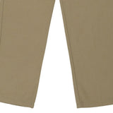 Dickies Slim Trousers - 37W 32L Beige Cotton Blend