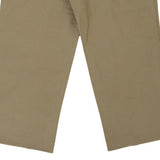 Dickies Double Knee Trousers - 37W 32L Beige Cotton Blend