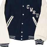 Vintage navy Unbranded Varsity Jacket - mens large