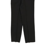Hugo Boss Trousers - 34W 32L Black Wool Blend