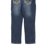 Age 10 Denim Couture Jeans - Medium Blue Cotton