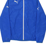 Age 13-14 Puma Windbreaker - XL Blue Polyester