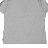 Levis Spellout T-Shirt - Large Grey Cotton