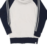 Age 11-12 Adidas Hoodie - Medium Block Colour Cotton Blend