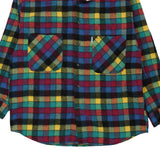 Ginger Checked Flannel Shirt - XL Multicoloured Cotton