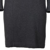 Armani Jeans Midi Dress - Medium Grey Cotton Blend
