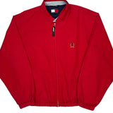 Vintage Tommy Hilfiger Jacket - Large Red Cotton