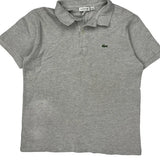 Age 14 Lacoste Polo Shirt - Large Gray Cotton