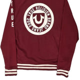 Vintage True Religion Hoodie - XL Burgundy Cotton