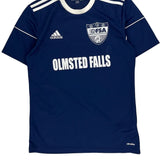 Olmsted Falls Soccer Association Adidas Football Jersey - Small Blue Polyester
