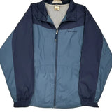 Vintage Reebok Windbreaker - Large Blue Polyester